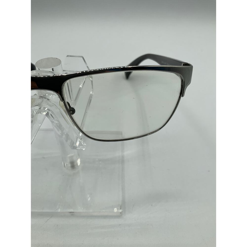 Prada Glasses, FRAMES ONLY-Black/Silver - image 5